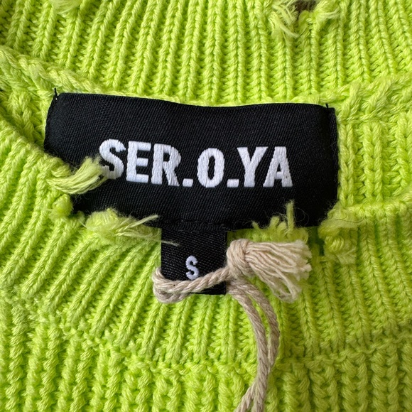 SER.O.YA ROPPED DEVIN SWEATER - Picture 11 of 12